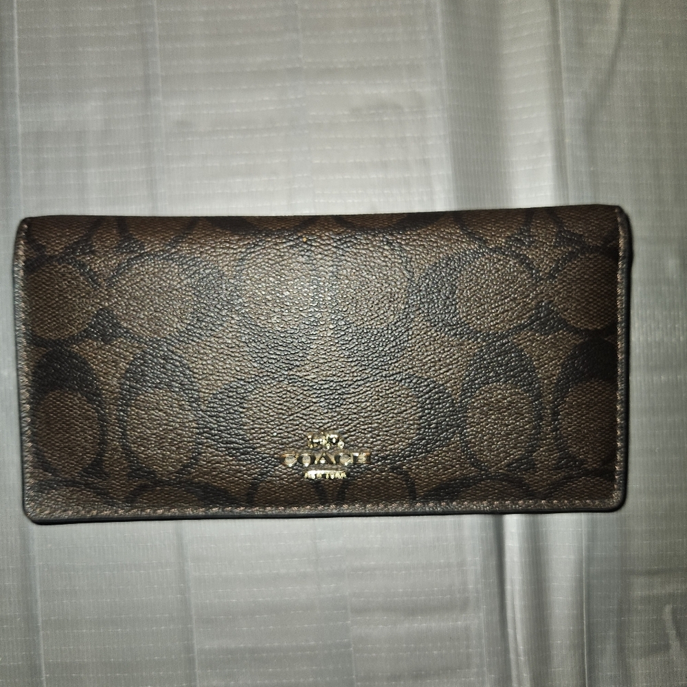 Coach Brown and Black Wallet